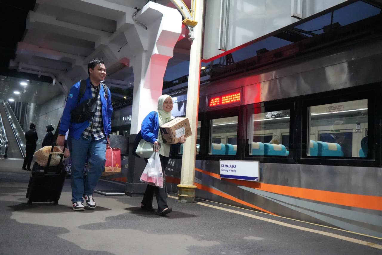 Lebih dari 76 Ribu Pengguna KA Jarak Jauh dari Daop 2 Bandung Saat Libur Maulid Nabi