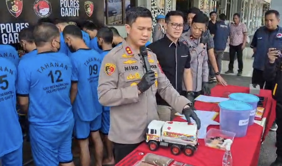 Sabu Disembunyikan di Mainan Truk, Mama Muda di Garut Ditangkap Polisi
