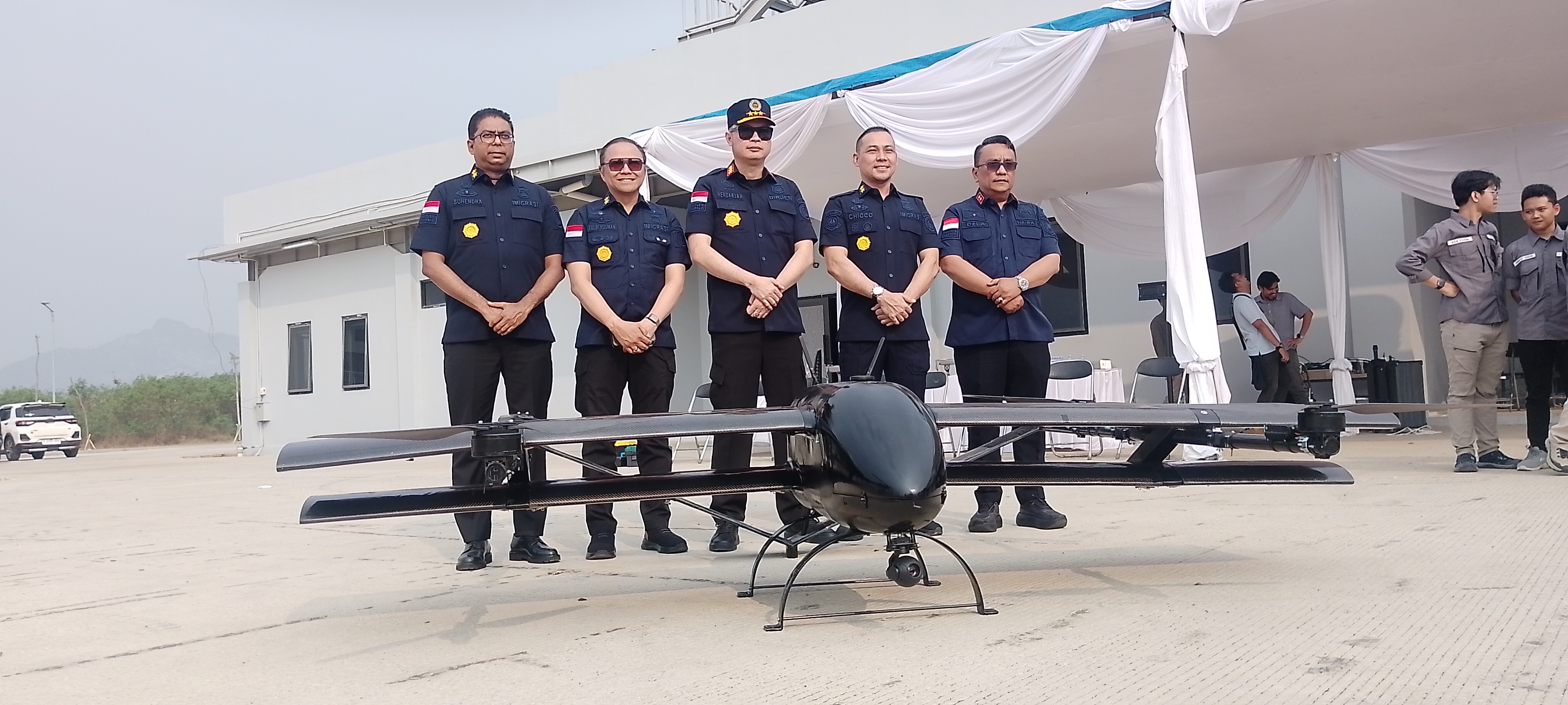 Dirjen Imigrasi dan ITB Uji Drone Pagar Digital, Awasi Jalur di Perbatasan Indonesia
