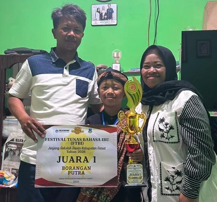 Siswa Kelas 4 SDN 2 Regol Jadi Juara Borangan FTBI Garut, Boy Siap Bawa Komedi Sunda ke Jawa Barat