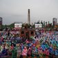 Ribuan orang meriahkan Riksa Budaya Jawa Barat Tahun 2024 Wilayah Budaya Priangan yang digelar di Jatiwangi Square, Kabupaten Majalengka.