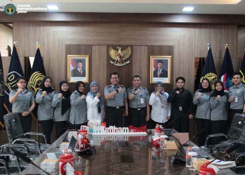 entry audit transisi yang melibatkan tim dari Inspektorat Jenderal (Itjen) Kemenkumham Jabar dan BPKP Jabar 