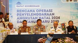 Dishub Jabar menggelar
Rapat koordinasi lintas sektoral yang digelar di Mansion Pine, Kota Baru Parahyangan Kabupaten Bandung Barat, Senin (16/12/2024).