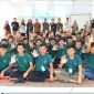 Keterangan foto: puluhan peserta dari warga binaan Lapas Banceuy yang mengikuti program rehabilitasi bersama pemateri dari BNN Kota Bandung