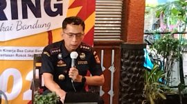 Kepala KPPBC Tipe Madya Pabean A Bandung,Budi Santoso.