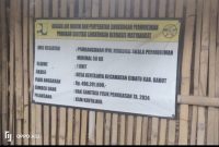 Pembangunan IPAL di Desa Kertajaya, Kecamatan Cibatu, Garut.