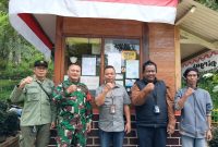Petugas Perhutani dan Stekholder saat razia gabungan awasi wisata perhutani