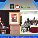 Kemenkum Jabar Ikuti Webinar Nasional Sosialisasi KUHP Baru Bersama Wamenkum RI