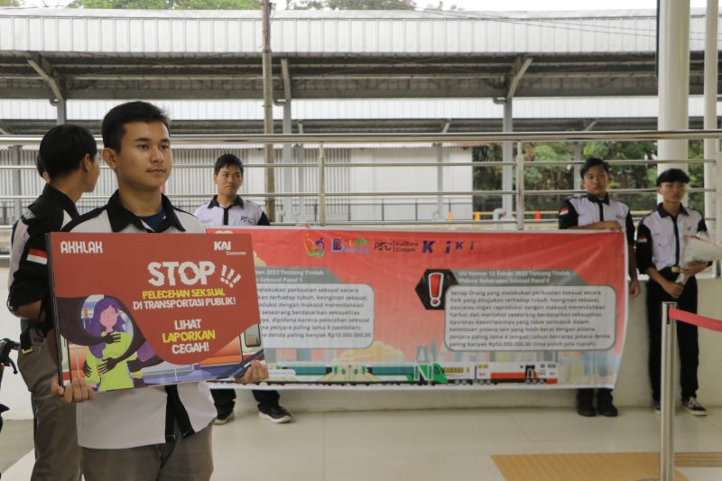 KAI Daop 2 Bandung sosialisasikan Alanti pelecehan Slseksual di lingkungan kereta api 