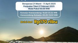 KAI Daop 2 menambah lagi 2 kereta tambahan yakni KA Pasundan lebaran dan KA Kutojaya selatan tambahan untuk angkutan lebaran 2025, Tltotal ada 5 KA tambahan.
