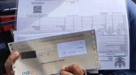 Salah seorang siswa SMKN 6 Garut yang mendapatkan dana bantuan Program Indonesia Pintar (PIP).