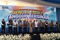 Badan Narkotika Nasional (BNN) dan Kemendes PDT saat
Peluncuran penguatan Desa Bersinar (Bersih Narkoba), dilakukan di Kecamatan Cibalong Kabupaten Garut, pada Rabu (9/7/2025).