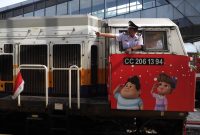 Daop 2 Bandung,raih ketepatan waktu keberangkatan KA penumpang mencapai 99,68%.