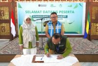 Pihak Pegadaian Kanwil X Jabar bersama Pemkot Bandung saat penandatanganan komitmen. Foto: Istimewa