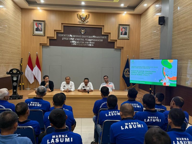 Pelatihan Teknis Pengolahan Sampah Organik dan Budidaya Black Soldier Fly (BSF) untuk Warga Binaan Pemasyarakatan (WBP).