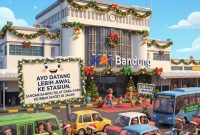 KAI Daop 2 Bandung himbau pelanggan datang lebih awal ke stasiun,untuk mengantisipasi terjebak macet.