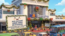 KAI Daop 2 Bandung himbau pelanggan datang lebih awal ke stasiun,untuk mengantisipasi terjebak macet.