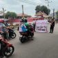 KAI Daop 2 Bandung himbau masyarakat tertib berlalu lintas di perlintasan sebidang.