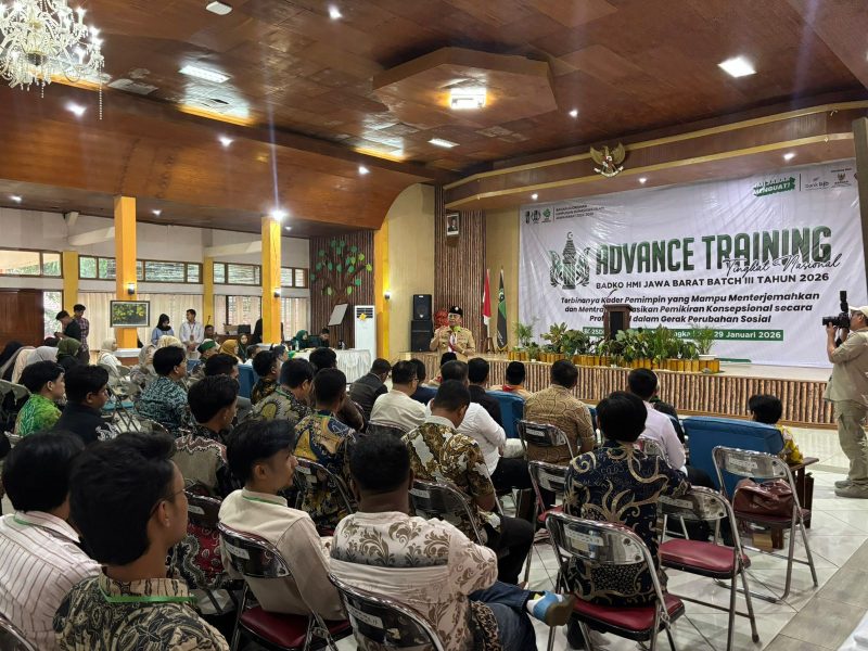 Himpunan Mahasiwa Islam (HMI) Jawa Barat menggelar Advance Training Latihan Kader III BADKO HMI Jabar dan Cabang Majalengka, tingkat nasional tahun 2026.
