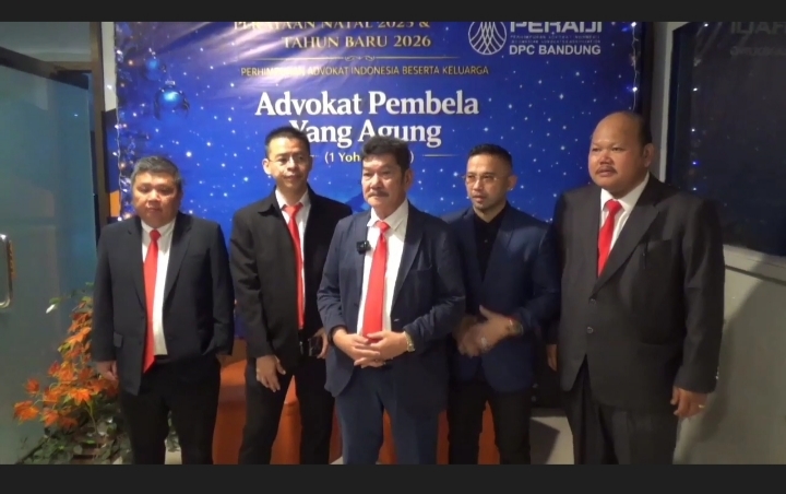 DPC Peradi Kota Bandung Saat menggelar Perayaan Natal 2025 di Kota Bandung.