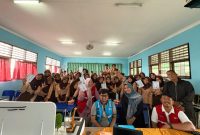 Sosialisasi keselamatan ketenagalistrikan warnai bulan K3 di SMPN 2 Banjaran.