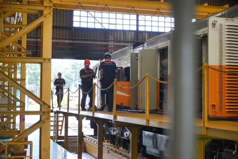 KAI Daop 2 Bandung siapkan sarana handal untuk layani pelanggan pada angkutan lebaran 2026.