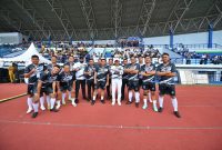 Gubernur Jawa Barat Dedi Mulyadi secara resmi membuka Liga Sabrengna Piala Gubernur Jawa Barat 2026 yang digelar di Lapangan Arcamanik, Kota Bandung, Senin (30/3/2026).