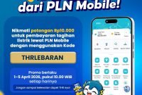 PLN mobile tebar promo THR lebaran 2026, bayar listrik lebih hemat.