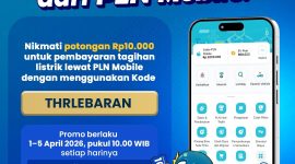 PLN mobile tebar promo THR lebaran 2026, bayar listrik lebih hemat.