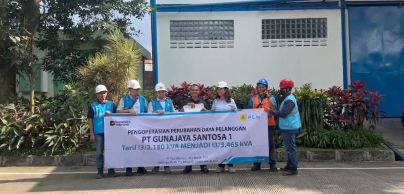 Semangat Idul Fitri, PLN Majalaya percepat penambahan daya untuk dukung ekspansi industri tekstil.