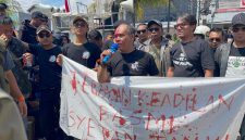 Aliansi Masyarakat Cianjur kawal persidangan di PN Cianjur: Dukung Polda Jabar bongkar skandal sertifikat ilegal senilai Rp200 miliar.