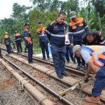 Penanganan Gogosan Jalur KA Cibeber – Lampegan Selesai, Perjalanan KA Siliwangi Kembali Normal