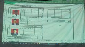 Gumilar ditetapkan sebagai pemenang usai meraih 40 suara dalam pemilihan Kepala Desa Antarwaktu (PAW) yang digelar di GOR desa setempat pada Senin (4/5/2026).