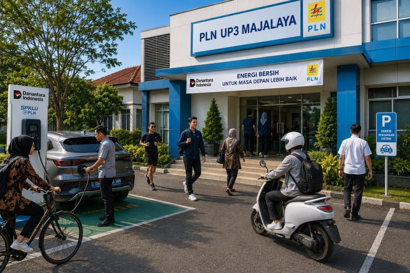 PT PLN (Persero) UP3 Majalaya terus memperkuat komitmennya dalam mendukung transisi energi nasional melalui implementasi program Clean Energy Day yang mulai diberlakukan sejak 10 April 2026.