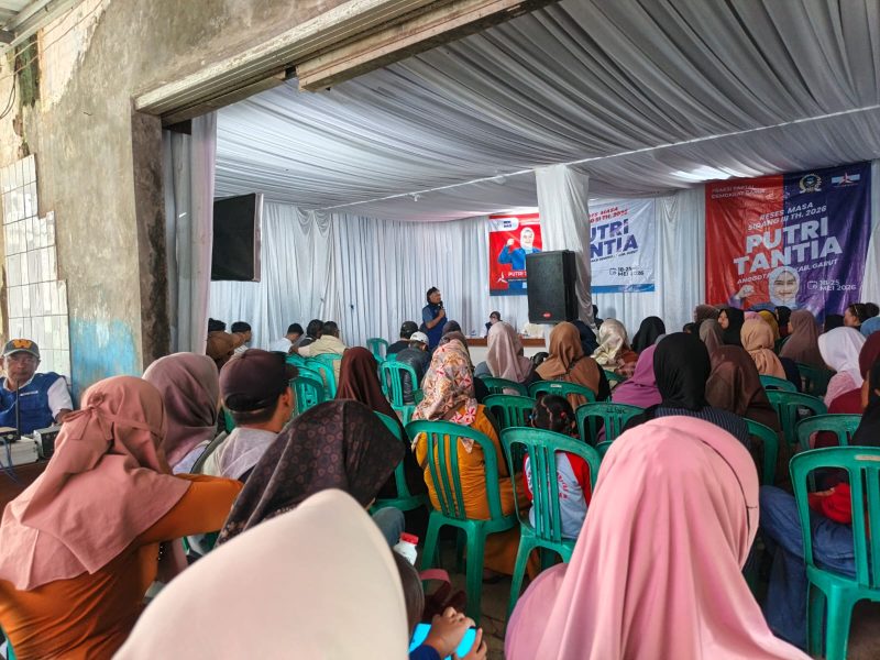 Anggota DPRD Garut Komisi IV Fraksi Demokrat, Putri Tantia, menyoroti maraknya kasus pelecehan seksual terhadap anak saat melaksanakan reses masa sidang III tahun 2026 di Rumah Aspirasi Limbangan, Kabupaten Garut, Rabu (20/5/2026).
